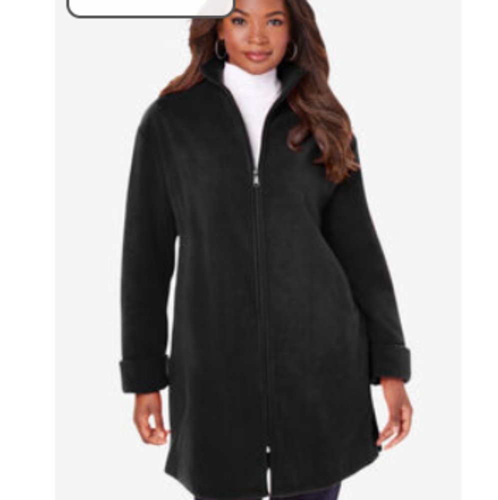 Plush Fleece Driving Coat
